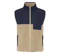 Plüschweste BLEND "BHErmin", Herren, Gr. XXL, salute, 100% Polyester, normal normal, Westen, Sportliche Teddy-Weste in Colorblock-Optik (77063041-XXL) salute