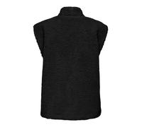 Plüschweste ONLY "ONLNIKITA TEDDY WAISTCOAT OTW", Damen, Gr. S, schwarz, Plüsch, Obermaterial: 100% Polyester, unifarben, normal, Westen, Kunstfaser (63924019-S) schwarz