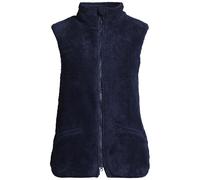 Plüschweste SALZHAUT "Weste RAMENTEN", Damen, Gr. XXL, blau (navy), Obermaterial: 100% Polyester PES., Westen (99597421-XXL) navy