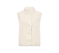 Plüschweste SOYACONCEPT "SC-ONYX 14", Damen, Gr. XL, beige (sand), Plüsch, Obermaterial: 100% Polyester, unifarben, normal, Westen, Kunstfaser, Plüsch, Stehkragen (95876116-XL) sand