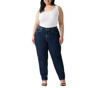 Plus 80S Mom Jean Eroded Way