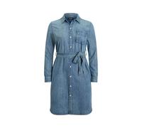 Plus Größen - Denim-Hemdkleid mit Gürtel 46-48 Blue