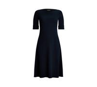 Plus Größen - Geripptes Midikleid aus Baumwollstretch 46-48 Blue