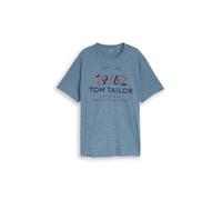 plus printed fine stripe t-shi 5XL