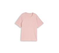 plus printed slub t-shirt 4XL