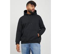 Plus Size Einfarbig Kapuzenpullover EU4XL US2XL Schwarz