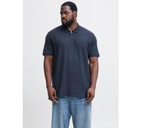 Plus Size Einfarbig Poloshirt EU8XL US6XL Blau