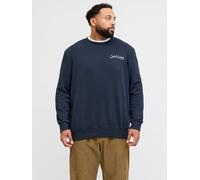 Plus Size Gedruckt Sweatshirt EU3XL US1XL Blau