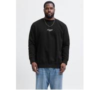 Plus Size Gedruckt Sweatshirt EU3XL US1XL Schwarz