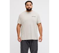 Plus Size Gedruckt T-shirt EU3XL US1XL Beige