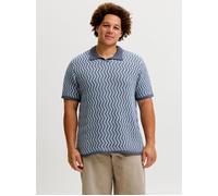 Plus Size Gestricktes Polo EU4XL US2XL Grau