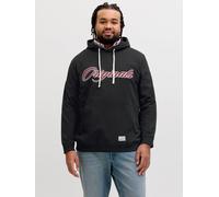 Plus Size Kapuzenpullover EU3XL US1XL Schwarz