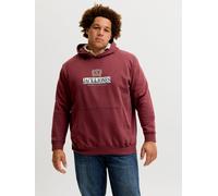Plus Size Logo Kapuzenpullover EU5XL US3XL Violett