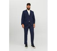 Plus Size Regular Fit Anzug 60 Blau