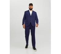 Plus Size Regular Fit Anzug 64 Blau