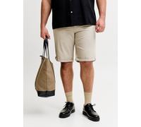Plus Size Regular Fit Chino Shorts 44 Grau
