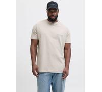 Plus Size Rückenprint T-shirt EU4XL US2XL Beige