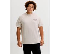 Plus Size Rückenprint T-shirt EU5XL US3XL Grau