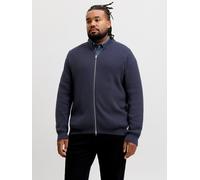 Plus Size Strickjacke EU7XL US5XL Blau
