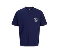 Jack & Jones Shirt "Jormorrebro" in Dunkelblau - 42% | Größe XXL | Herren Plussize