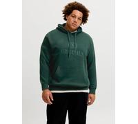Plus Size Text Kapuzenpullover EU4XL US2XL Grün