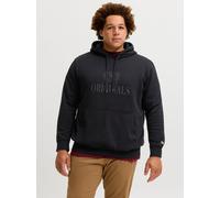 Plus Size Text Kapuzenpullover EU4XL US2XL Schwarz