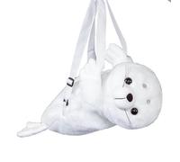 Plush Animal Backpack - Girls School Bag, Saels Shaped Toy, Portable Stuffed Backpack | Teen Children Travel Use, Kindergarten School Accessory, Cute Animal Bag, Lightweight Carry Companion, Home