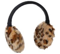 Plush Webpelz Leopard Ohrenwärmer by Barts beige One Size