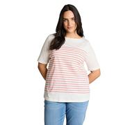 Plussize T-Shirt mit Streifenmuster