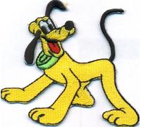 PLUTO Mickey Mouse Hund Dog Kinder Rucksack Aufbügler Aufnäher Patch Abzeichen