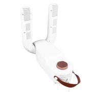 Plyisty Tragbarer Elektrischer Schuhtrockner, Flammhemmende Ruhiger Schuhtrockner 90 Grad Klapptrocknung für Verschiedene Schuhekategorien (EU -Stecker 220 V)