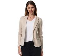 PM SELECTED Damen Kurzblazer Sportliches Casual Sommer Leicht Sakko Anzug Casual Business Frauen Büro Blazer Reverskragen Einfarbig Slim Fit PM11 (as3, Numeric, Numeric_42, Regular, Regular, Beige)