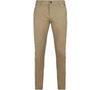 Chinohose PME LEGEND "TWIN WASP CHINO LEFT HAND STRETCH TWILL", Herren, Gr. 33, Länge 34, braun, Canvas, Obermaterial: 98% Baumwolle, 2% Elasthan, unifarben, regular fit knöchellang, Hosen Chinohose,