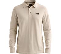 PME Legend American Classic Langarm - Longsleeve Poloshirt Bone White - Größe 3XL Wollweiß 3XL
