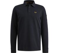 PME Legend American Classic Langarm - Longsleeve Poloshirt Navy - Größe XXL Dunkelblau XXL