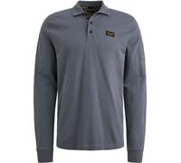 PME Legend American Classic Langarm - Longsleeve Poloshirt Vintage Indigo - Größe XL Blau XL