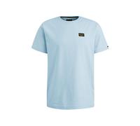 PME Legend Regular Fit T-Shirt Rundhals Airy Blue, Einfarbig