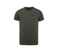 T-Shirt PME LEGEND, Damen, Gr. XL (56/58), grau, Jersey, Obermaterial: 95% Baumwolle, 5% Elasthan, unifarben, normal normal, Rundhals, gerader Abschluss, Shirts T-Shirt, mit Logobadge (99705625-XL) gr