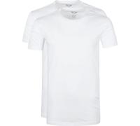 PME Legend Basic T-Shirt 2er Pack O-Ausschnitt Weiß - Größe S Weiß S