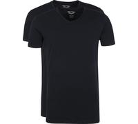 PME Legend Basic T-Shirt 2er Pack V-Ausschnitt Schwarz - Größe L Schwarz L