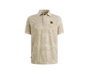 PME Legend - Bedruckter Kurzarm-Polo beige - Gr. - XXXL