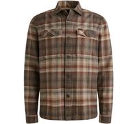 PME Legend - Brushed Grindle Check Overshirt 2 marron - Gr. - XXL