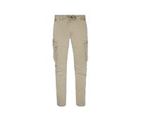 Cargohose PME LEGEND "EXPEDIZOR", Herren, Gr. 31, Länge 34, braun, Web, Obermaterial: 64% Baumwolle, 20% Lyocell, 14% Polyester, 2% Elasthan, unifarben, lang, Hosen Cargohose, Relaxed Fit, Bund mit Ko