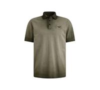 PME Legend Regular Fit Poloshirt mit Label-Stitching in Oliv Melange, Größe XXL