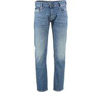 PME Legend Herren Jeans Commander 3.0 Relaxed Fit Used-Look Blau W34 L36