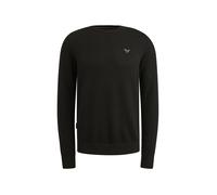 PME Legend Herren Strickpullover aus Modal-Baumwolle-Mix, schwarz, Gr. M