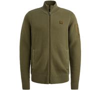 PME Legend Strickjacke mit Reißverschluss in Oliv, Größe L