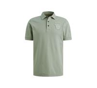 Poloshirt PME LEGEND "Short sleeve polo fine pique badge", Damen, Gr. XL, iceberg grün, Piqué, Obermaterial: 100% Baumwolle, unifarben, regular fit hüftlang, Shirts, aus feinster Piqué-Qualität, Baumw