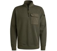 Troyer PME LEGEND, Herren, Gr. XL, grau (beluga), Feinstrick, Obermaterial: 65% Baumwolle, 27% Polyester, 8% Polyester (Sorona), casual, normal normal, Langarm Bündchen, Pullover, mit Brusttasche (970