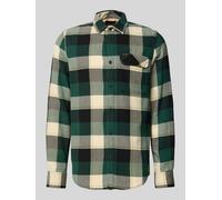 PME Legend - Long Sleeve Shirt Ctn Flanel H. twill Check trekking green - Gr. - XL